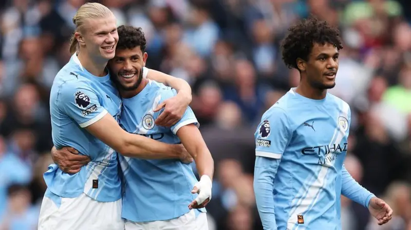 Haaland scores twice as Man City beat Burnley