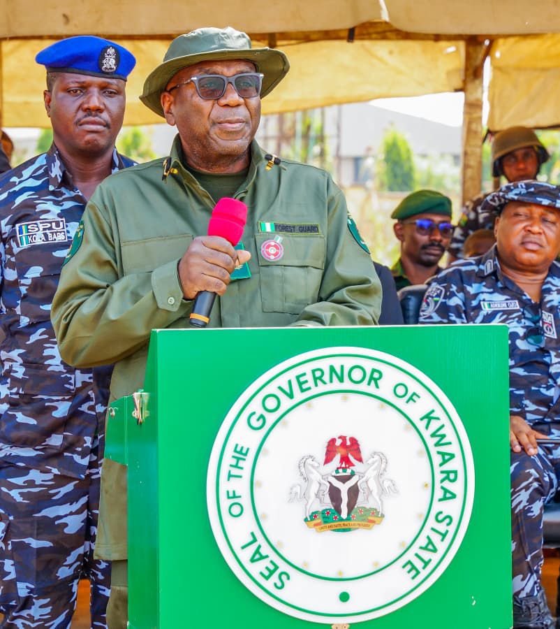 No place for terrorists, kidnappers in Kwara, Governor Abdulrazaq says as forest guards end training