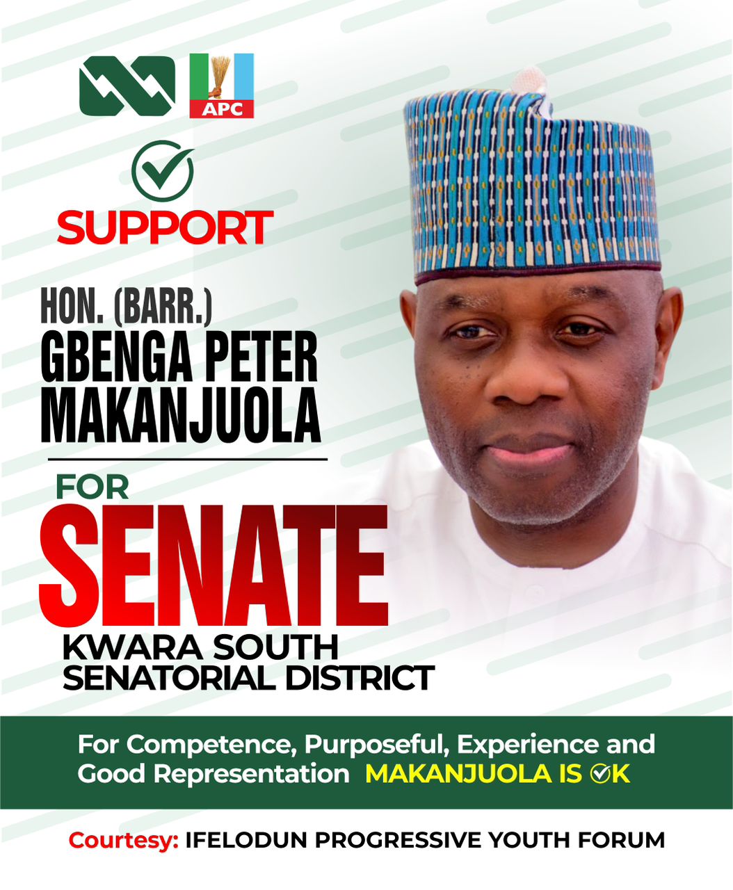 Ifelodun Progressive Youth Forum Throws Weight Behind Gbenga Makanjuola’s Aspirations