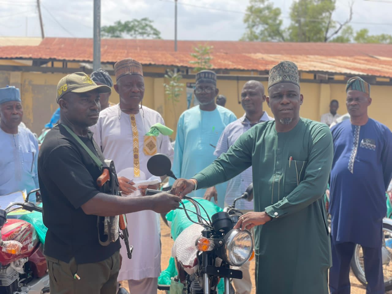 Ifelodun LG Chair, Femi Yusuf Distributes Motorcycles to Forest Guards, Boosts Security