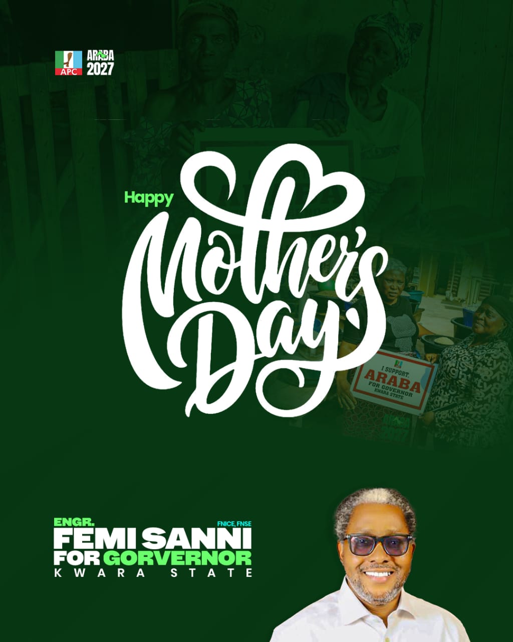 Engr Femi Sanni Araba Felicitates With Women On Mother’s Day